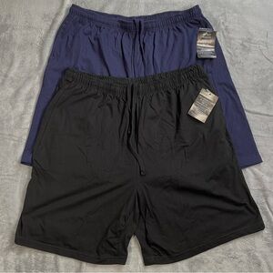 King Size KingSize Shorts 2XL Big Men’s NWT Jersey Knit Lounge Navy Black